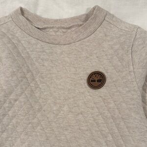 Timberland 4T Oatmeal Colored Quilted Pullover